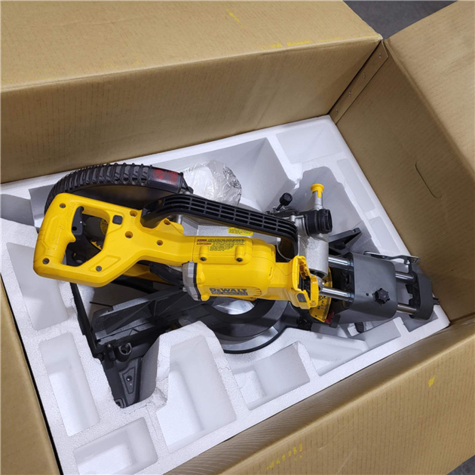 AS-IS DEWALT 60V Lithium-Ion 12 in. Cordless Sliding Miter Saw (Tool Only)