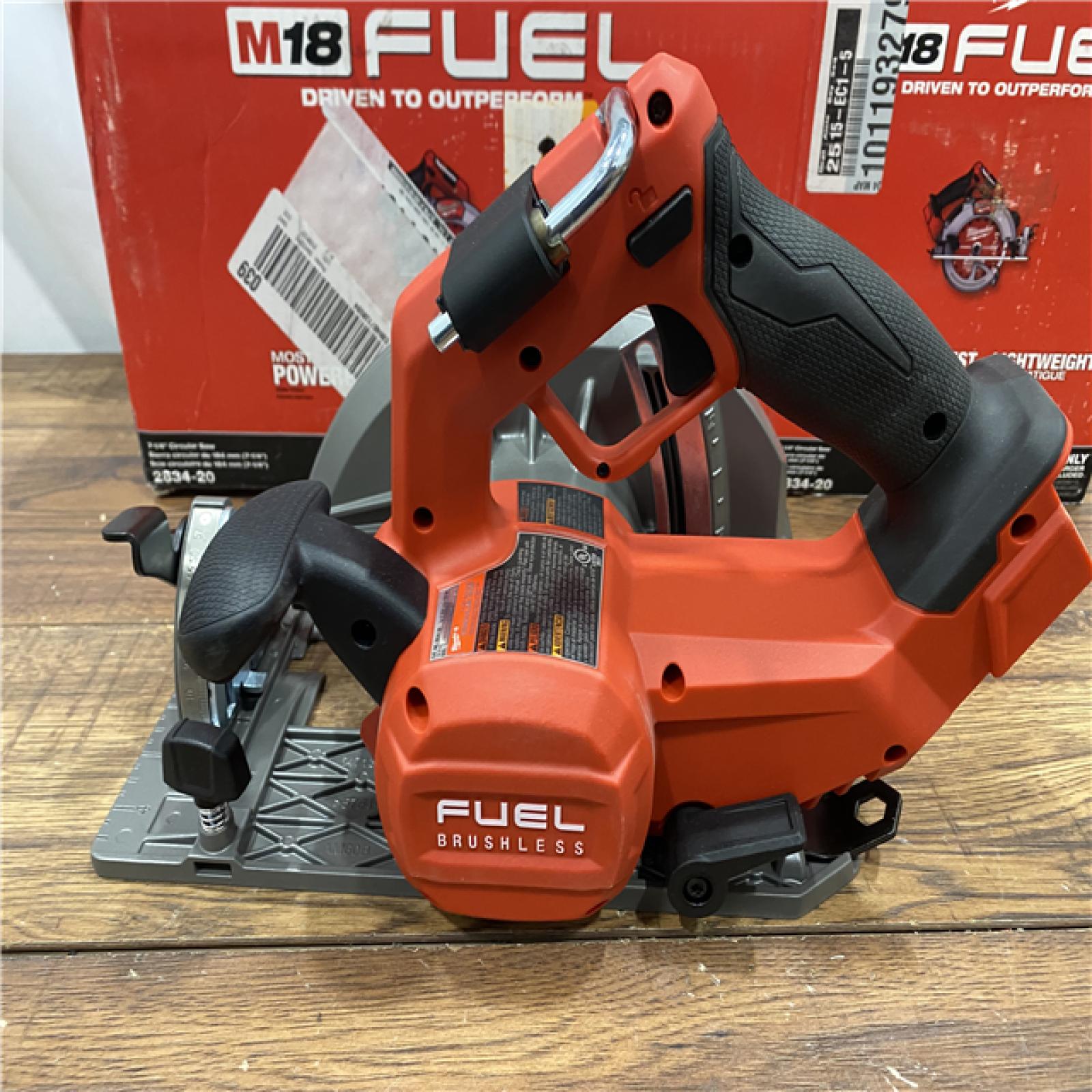 AS IS Milwaukee M18 FUEL 18V Lithium-Ion Brushless Cordless 7-1/4 in. Circular Saw (Tool-Only)