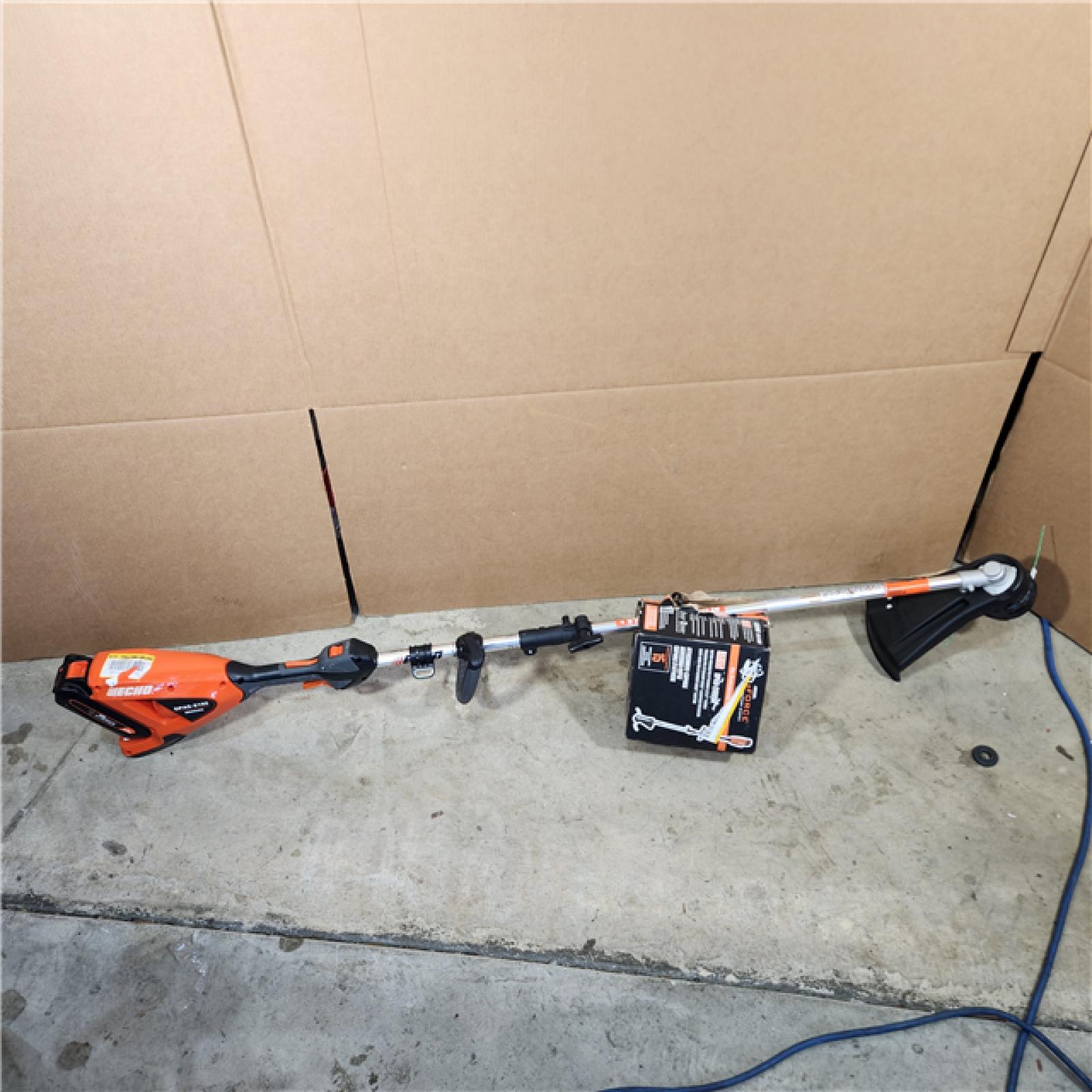 Houston location- AS-IS Echo DPAS-2100SBC1 EFORCE 56V Brushless Cordless Pro Attachment Trimmer Kit