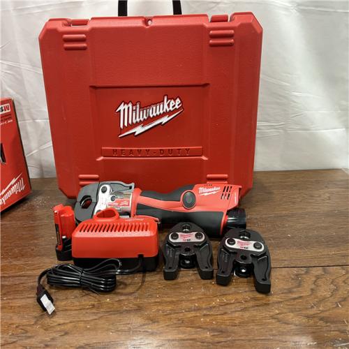 AS-ISMilwaukee M12 Force Logic Press Tool 1/2 in. to 1 in. Kit