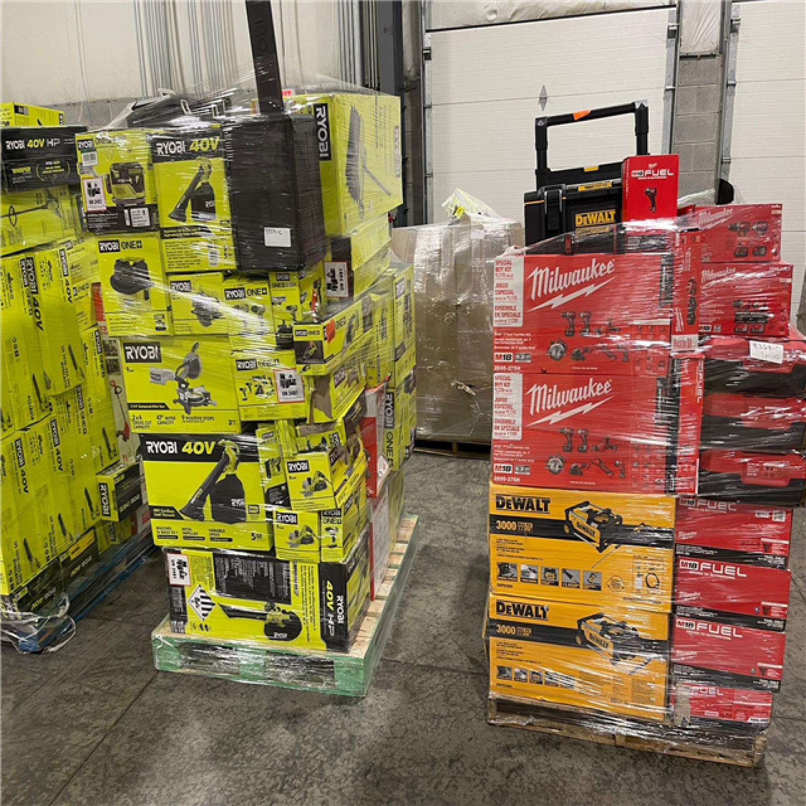 Pittston Location As-Is Power Tools Partial Truckload (9 pallets) 8354-C