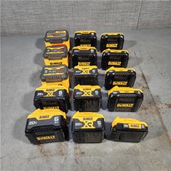 HOUSTON LOCATION - AS-IS DEWALT BATTERY PACK QTY - 15