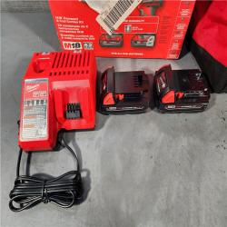 HOUSTON LOCATION - AS-IS Milwaukee M18 18V Cordless Brushed 2 Tool Drill/Driver and Impact Driver Kit