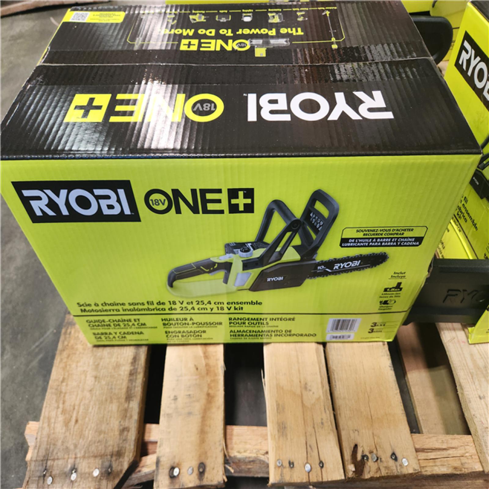 California BRAND NEW 4 Ryobi 10 18V Cordless Chainsaw Kit