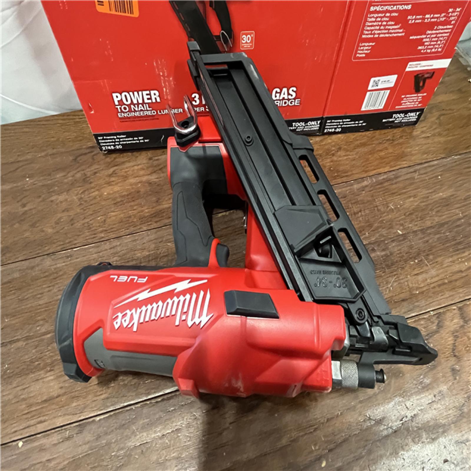 AS-ISMilwaukee M18 FUEL 30 Degree Framing Nailer