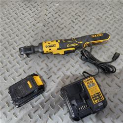 HOUSTON Location-AS-IS-DEWALT 20-Volt Lithium-Ion Cordless 3/8 in. Ratchet Kit APPEARS IN GOOD Condition