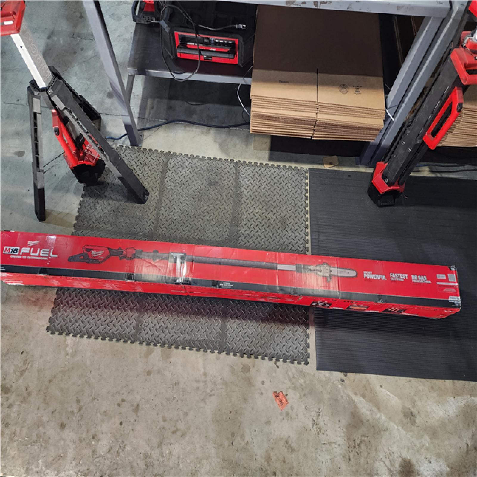 HOUSTON LOCATION - AS-IS (APPEARS LIKE NEW) Milwaukee M18 FUEL 10 in. 18V Lithium-Ion Brushless Electric Cordless Telescoping Pole Saw, 13 Ft. Length (Tool-Only)