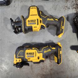 HOUSTON LOCATION - AS-IS DeWalt 20V MAX ATOMIC Cordless Brushless 4 Tool Combo Kit