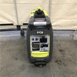 California AS-IS RYOBI 2,300-Watt Recoil Start Bluetooth Super Quiet Gasoline Powered Digital Inverter Generator with CO Shutdown Sensor