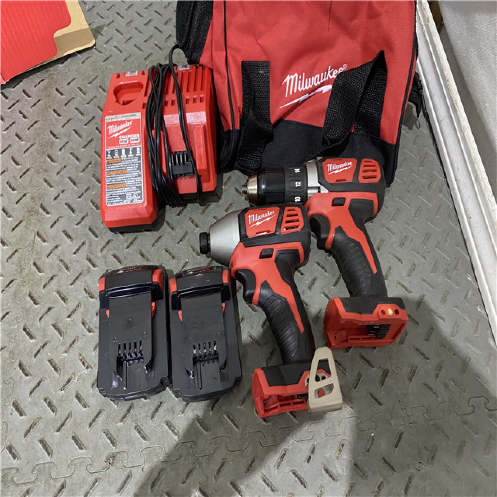 Houston location AS-IS Milwaukee Electric Tools 2691-22 MILWAUKEE M18 COMBO KITS LIKE NEW