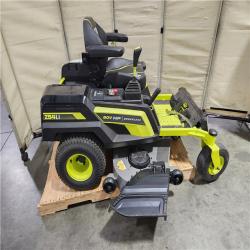 California AS-IS 80V HP Brushless 54 in. Battery Electric Cordless Zero Turn Riding Mower (3) 80V Batteries (4) 40V Batteries and Charger