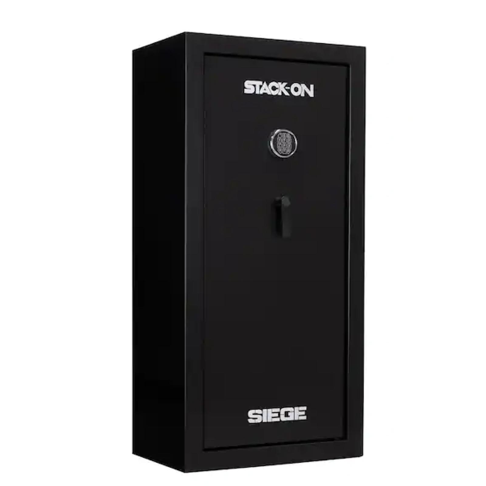 DALLAS LOCATION - STACK-ON Siege 28-Gun Fireproof with Electronic Lock Gun Safe, Black