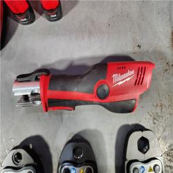 HOUSTON LOCATION - AS-IS Milwaukee M12 Force Logic Press Tool 1/2 in. to 1 in. Kit