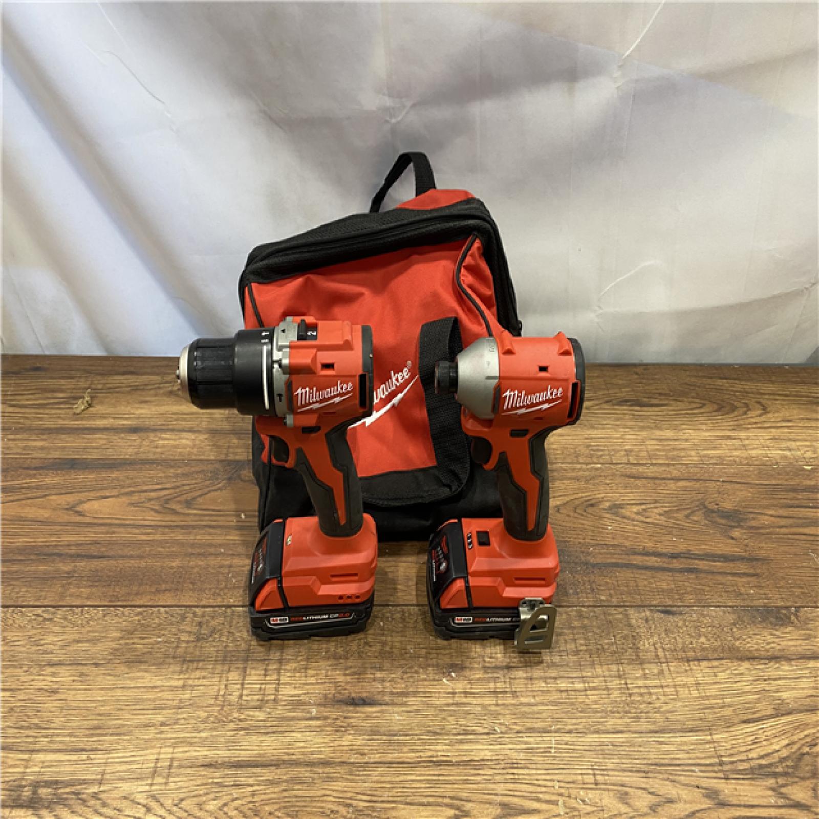 AS IS Milwaukee M18 Compact Brushless 2-Tool Combo Kit