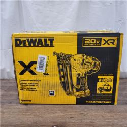 AS-IS DeWalt DCN660D1 20V 16 Gauge Cordless Angled Finish Nailer Kit W/ 2Ah Battery