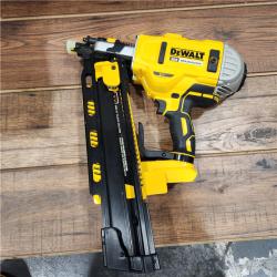 AS-IS DEWALT 20V MAX XR Cordless Brushless 2-Speed 21° Plastic Collated Framing Nailer Kit