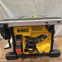 AS-IS DEWALT 15 Amp Corded 8-1/4 in. Compact Portable Jobsite Tablesaw (Stand Not Included)