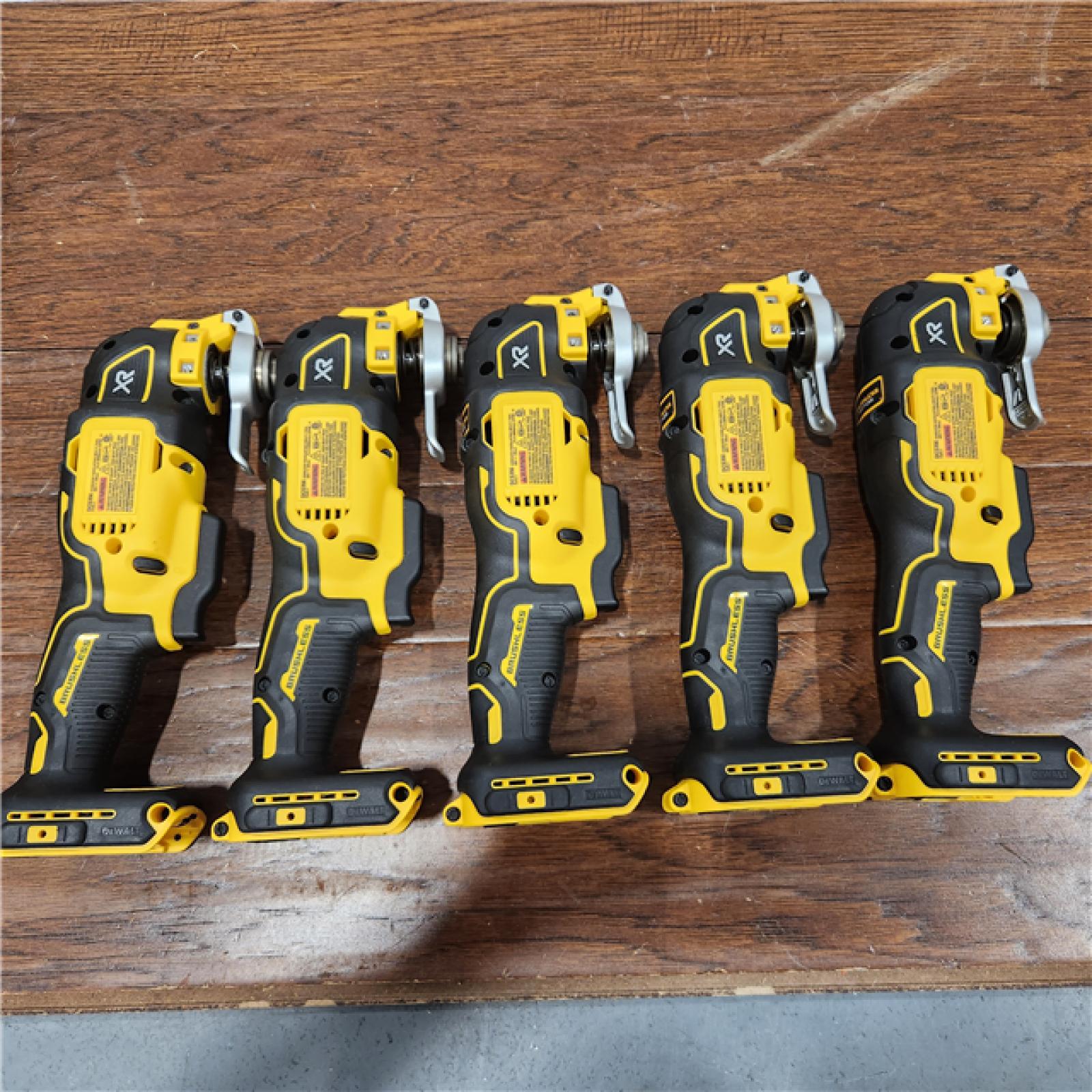 NEW DEWALT 20-Volt MAX XR Cordless 3-speed Brushless Oscillating Multi Tool DCS356B (5 UNIT)