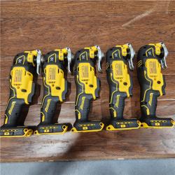 NEW DEWALT 20-Volt MAX XR Cordless 3-speed Brushless Oscillating Multi Tool DCS356B (5 UNIT)