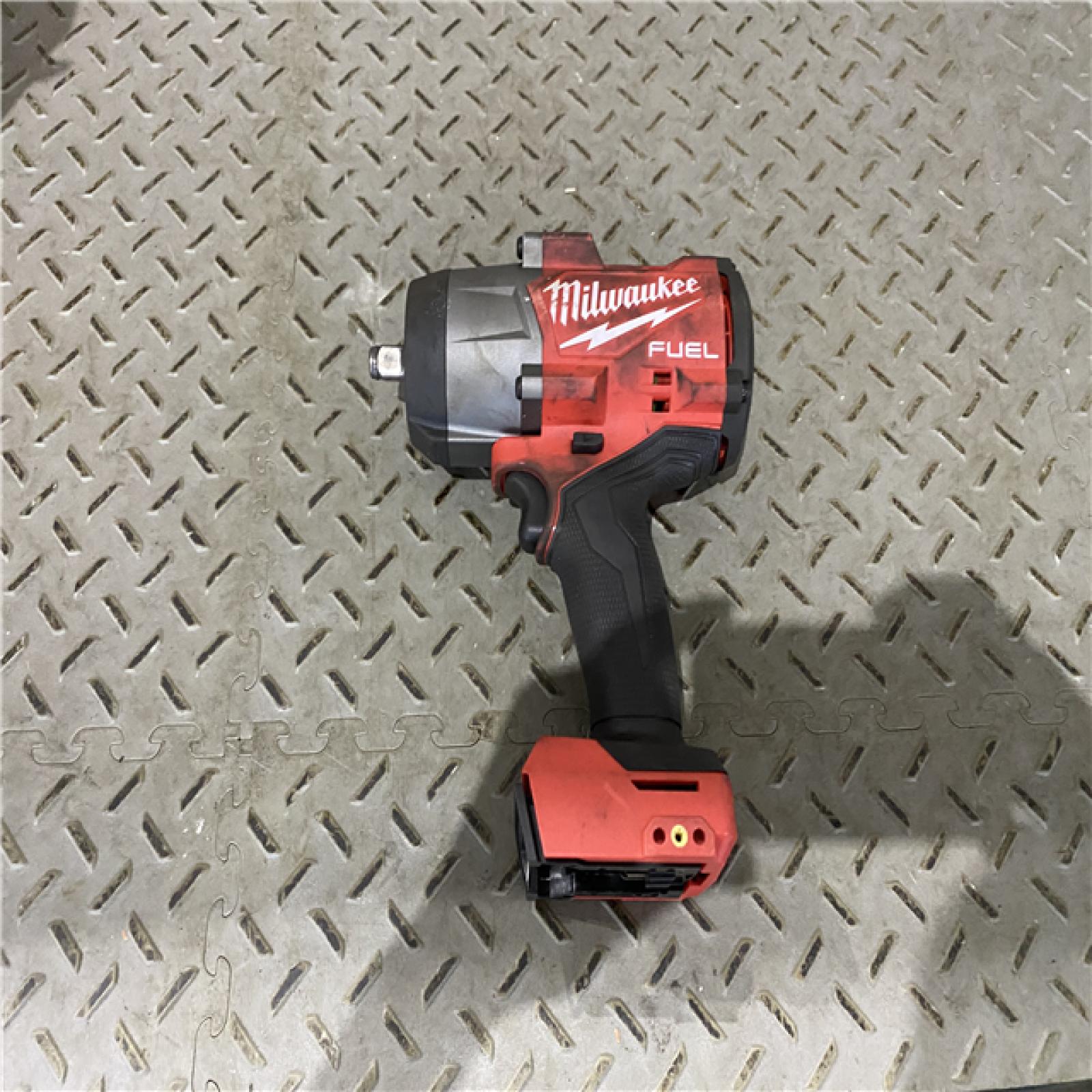 Houston location AS-IS MILWAUKEE M18 FUEL 18V Lithium-Ion Brushless Cordless 1/2 in. Impact Wrench with Friction Ring (Tool-Only)