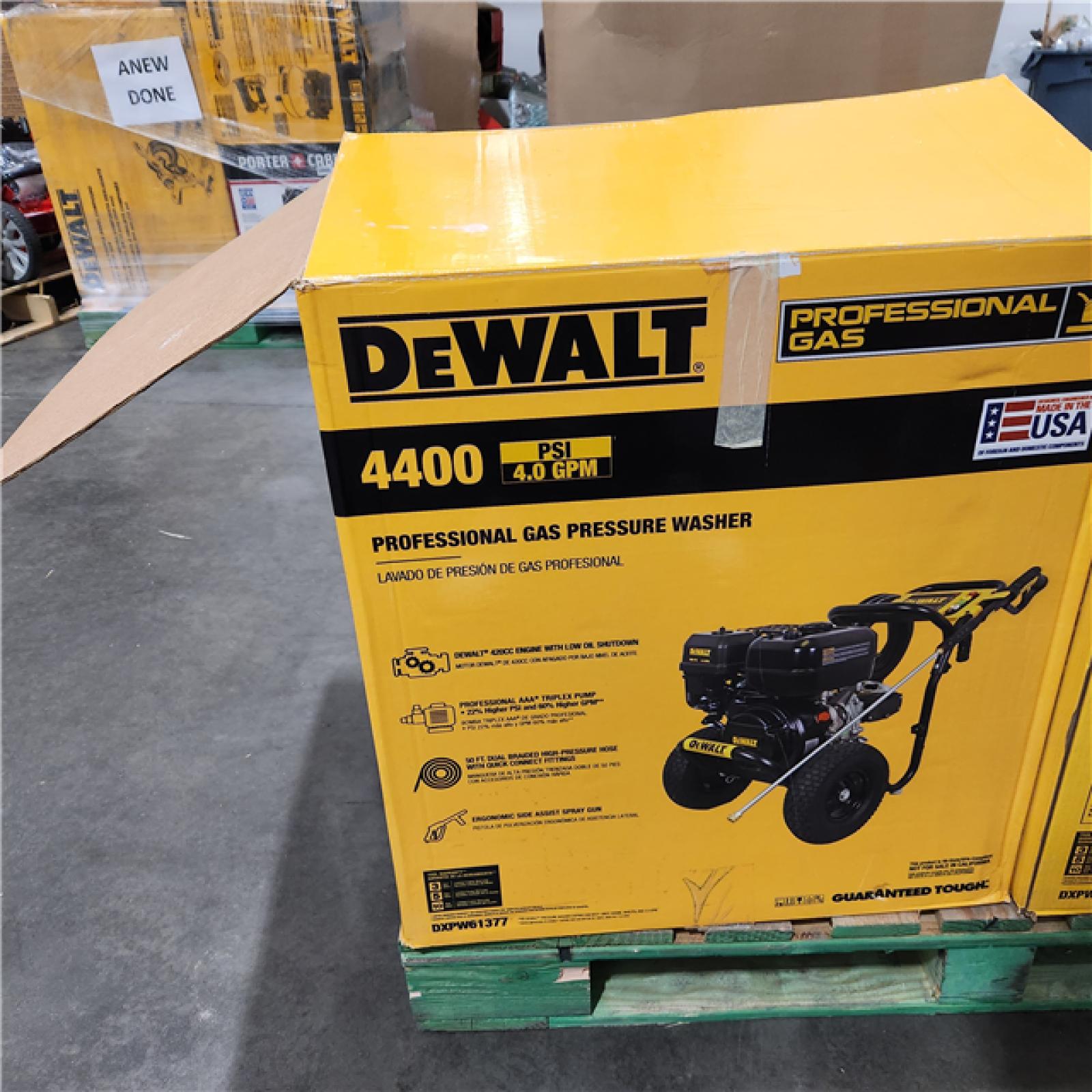 Dallas Location - As-Is DXPW61377 Dewalt 4400 PSI Pressure Washer