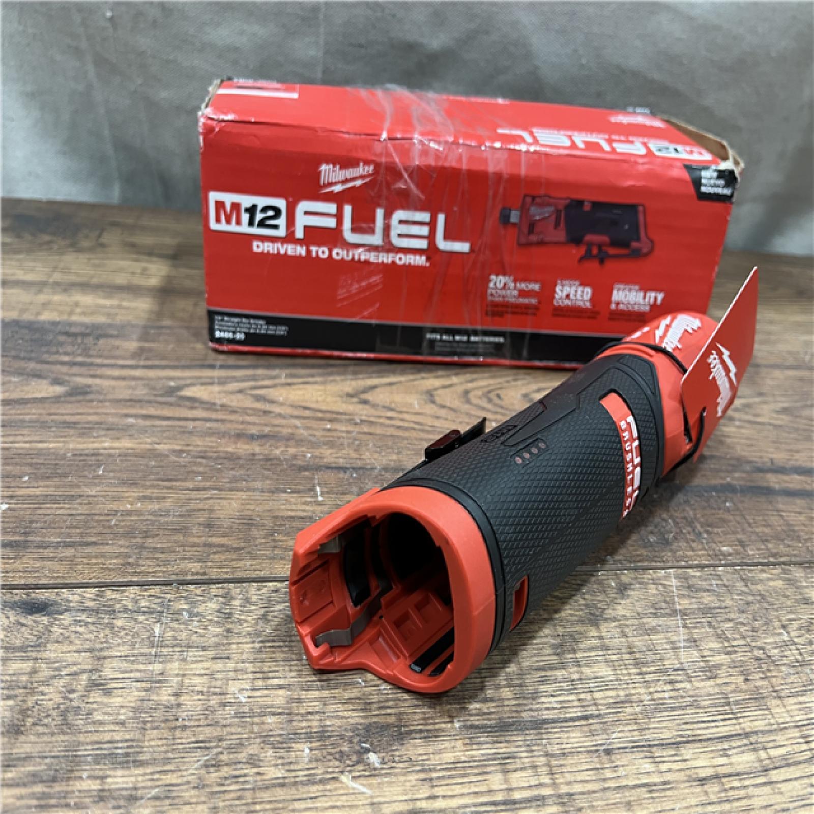 AS-IS Milwaukee M12 FUEL Brushless Cordless Straight Die Grinder (Tool-Only)