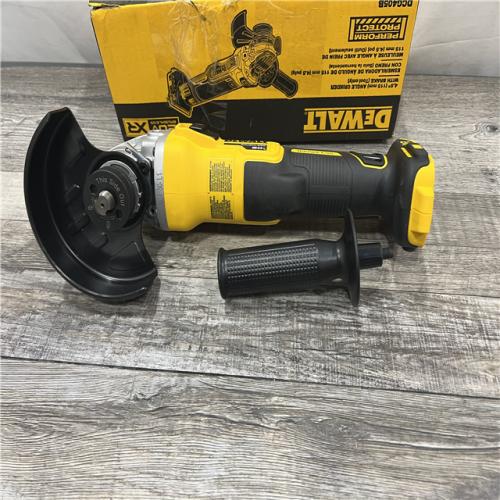 AS-IS DeWalt DCG405B 20V Max XR 4.5-Inch Slide Switch Small Angle Grinder (Tool Only)