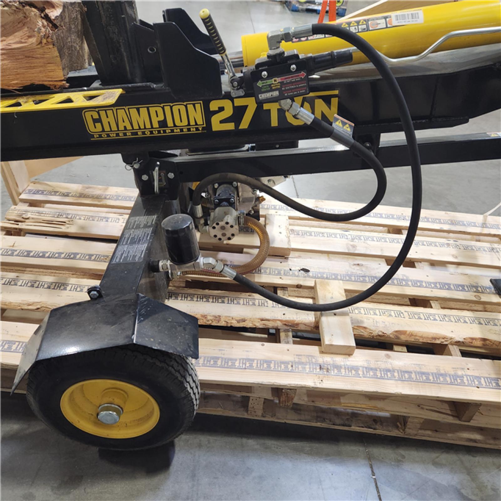 Dallas Location - As-Is Champion Power Equipment 27-Ton Gas Log Splitter