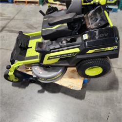 Dallas Location - As-Is RYOBI 80V HP Brushless 42 in. Battery Riding Mower (2) 80V Batteries