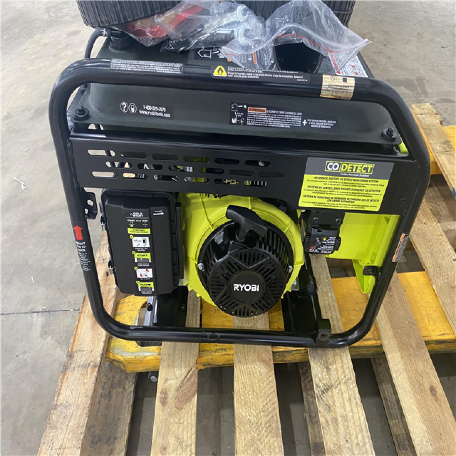 Houston Location - AS-IS Ryobi Easy Start 5,500 Running Watts 6,250 Starting Watts Generator