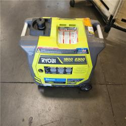 California AS-IS Ryobi 2 300-Watt Recoil Start Bluetooth Super Quiet Gasoline Powered Digital Inverter Generator with CO Shutdown Sensor