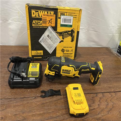 AS-ISDeWalt DCS354D1 20V Cordless Oscillating Multi-Tool with Battery and Charger