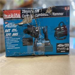 LIKE NEW! - Makita 40V Max XGT Brushless Cordless 1-1/8 in. Rotary Hammer Kit, AFT, AWS Capable (4.0Ah)