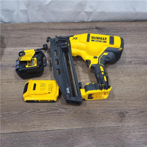 AS-IS DeWalt DCN660D1 20V 16 Gauge Cordless Angled Finish Nailer Kit W/ 2Ah Battery