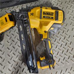 HOUSTON LOCATION - AS-IS (APPEARS LIKE NEW) DeWalt DCN660D1 20V 16 Gauge Cordless Angled Finish Nailer Kit W/ 2Ah Battery