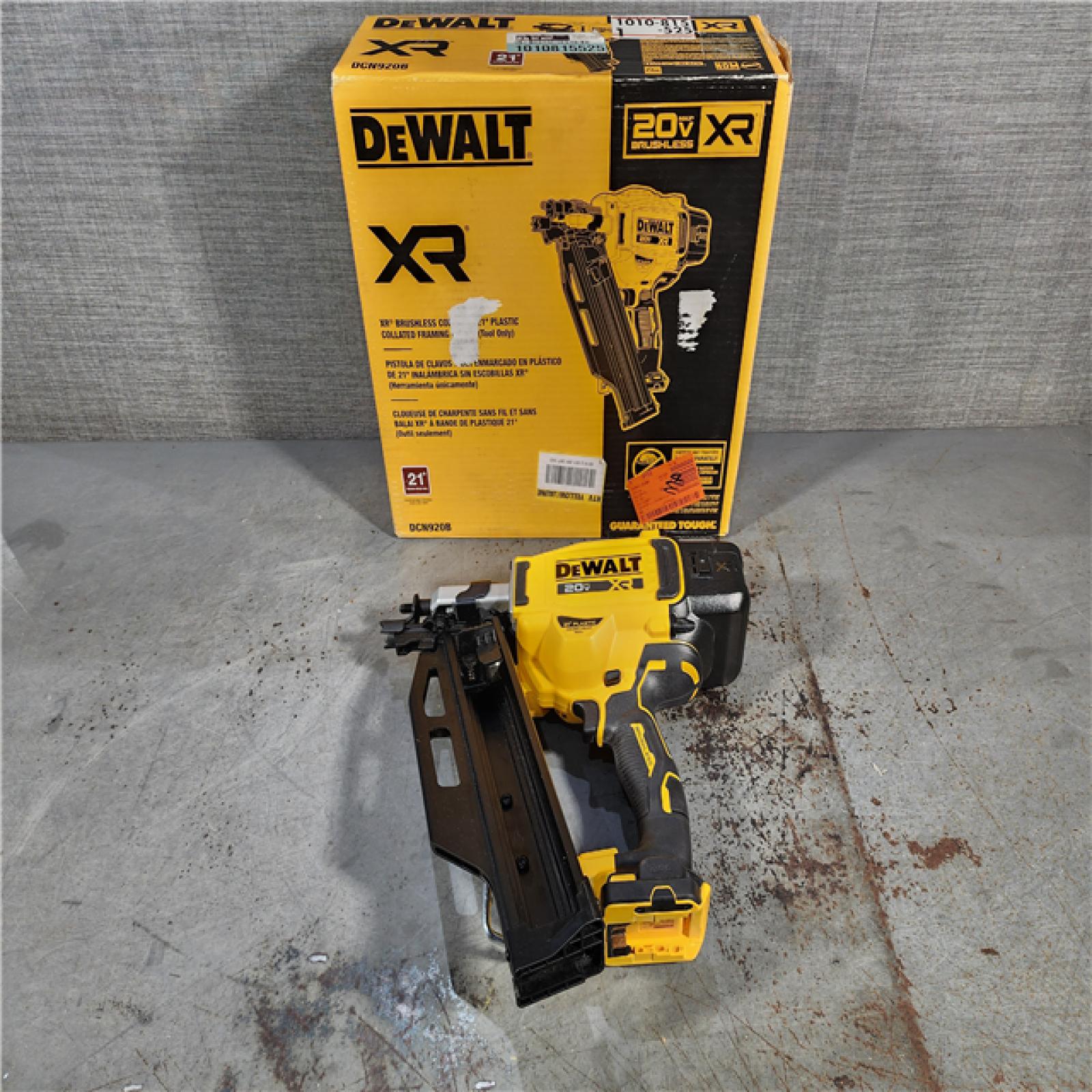 HOUSTON LOCATION - AS-IS (APPEARS LIKE NEW) DEWALT 20-Volt 21Â° Cordless Framing Nailer (Tool-Only)