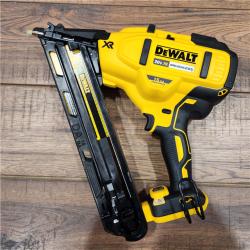 AS-IS DEWALT 20V MAX XR 15 Ga. Cordless 34 Deg Nailer 20 V