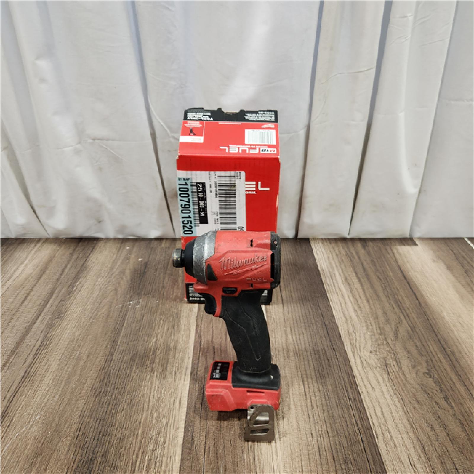 AS IS Milwaukee 2953-20 18V Lithium-Ion Brushless Cordless 1/4   Hex Impact Driver Bare Tool  Red