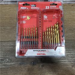 NEW! Milwaukee Titanium Drill Bit Set 23 Piece ( 3 PACK)