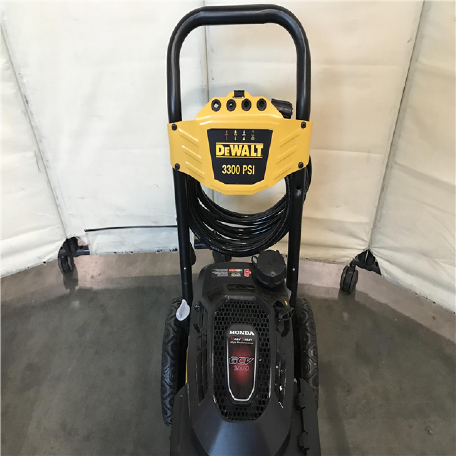 California AS-IS DEWALT 3300 PSI 2.4 GPM Gas Cold Water Pressure Washer with HONDA GCV200 Engine