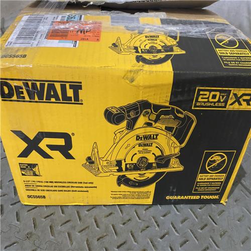 Houston location AS-IS DeWALT DCS565B 20V Max Brushless 6.5   Cordless Circular Saw