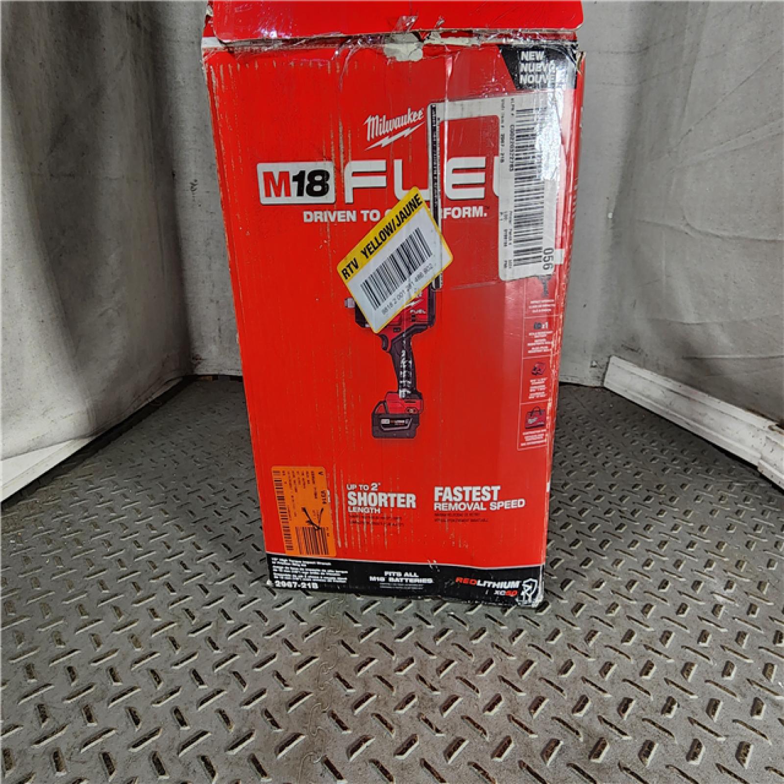 HOUSTON LOCATION - AS-IS Milwaukee M18 FUEL 1/2 High Torque Impact Wrench with Friction Ring Kit