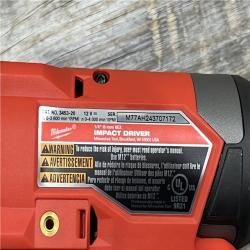 AS-IS Milwaukee 3497-22 12V Brushless Hammer Drill and Impact Driver Combo Kit