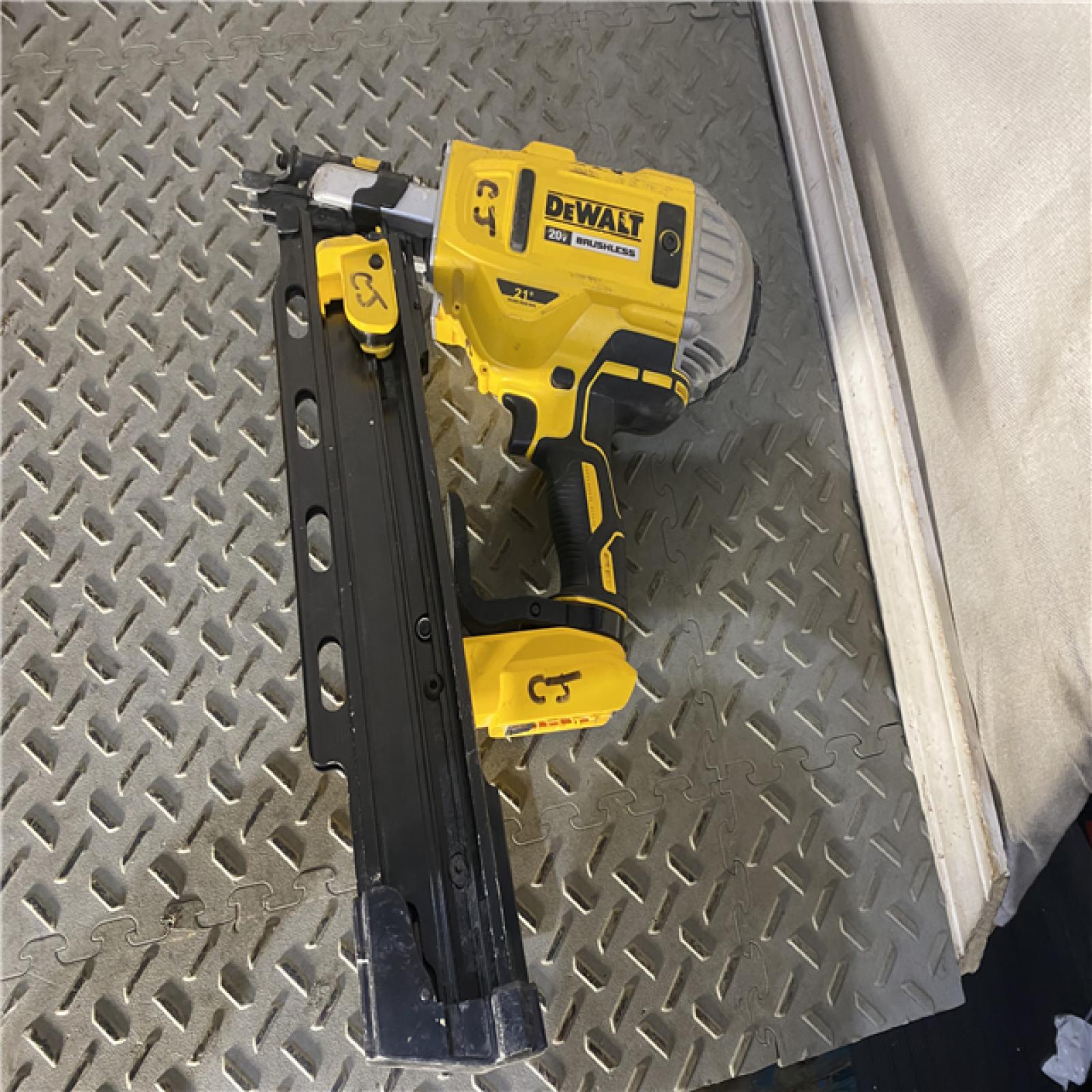 Houston location AS-IS DEWALT 20-Volt 21Â° Cordless Framing Nailer (Tool-Only)