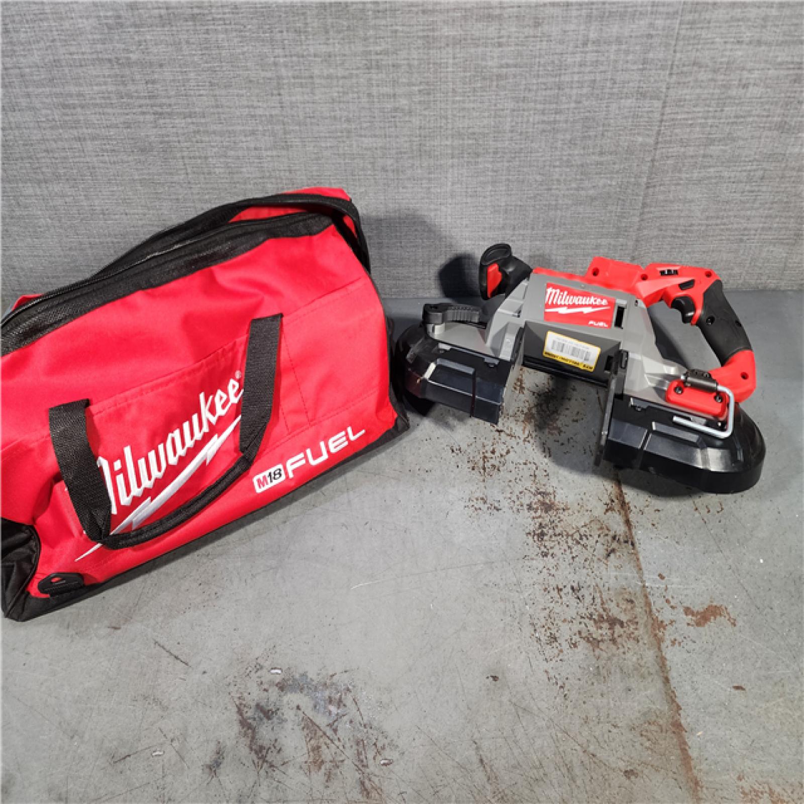 HOUSTON LOCATION - AS-IS Milwaukee M18 FUEL 18-Volt Lithium-Ion Brushless Cordless Deep Cut Dual-Trigger Band Saw (Tool-Only)