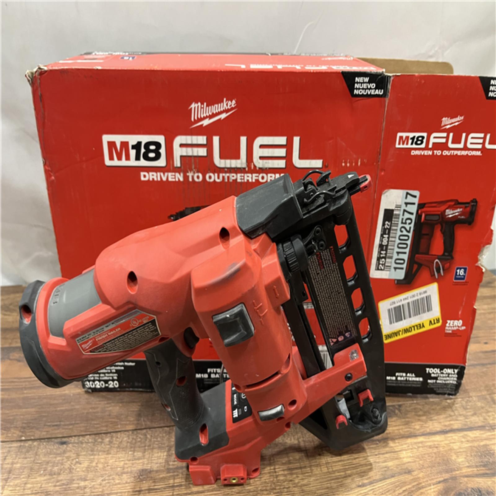 AS IS Milwaukee Tool Cordless Finish Nail Gun 18 V 3020-20