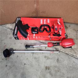 HOUSTON LOCATION - AS-IS (APPEARS LIKE NEW) M18 FUEL 18V Lithium-Ion Brushless Cordless String Trimmer with QUIK-LOK Attachment Capability and 8.0 Ah Battery