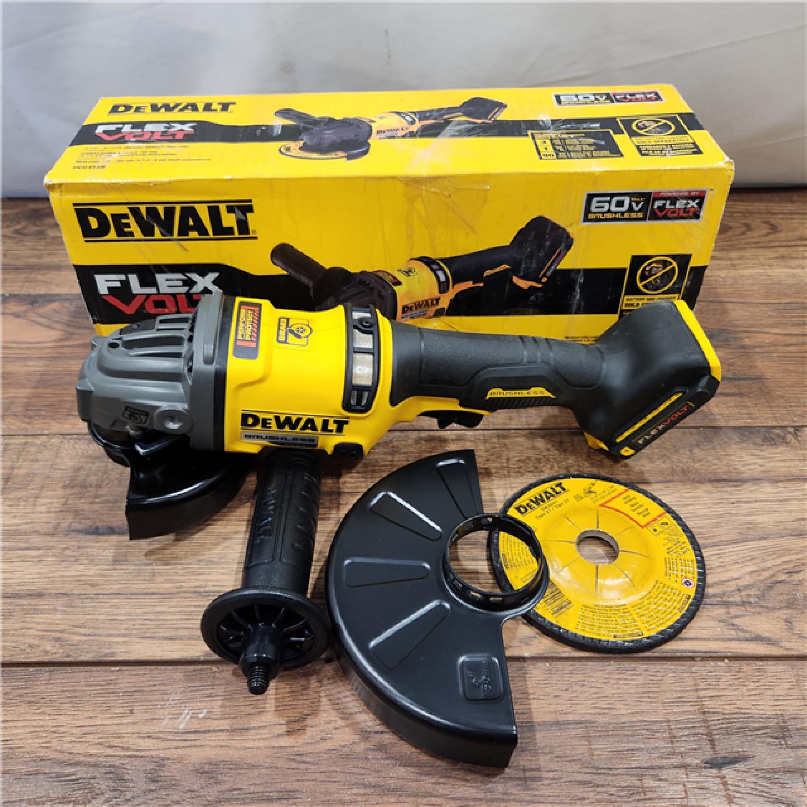 AS-IS DeWalt FLEXVOLT 60V MAX Cordless Grinder  4.5 - 6   9000 RPM  1 EA (115-DCG418B)