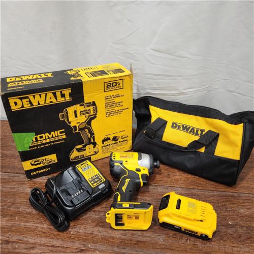 AS-IS DEWALT ATOMIC 20V MAX* Brushless Cordless Compact 1/4 in. Impact Driver Kit