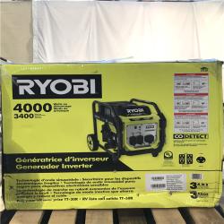 RYOBI 4000-Watt Gasoline Powered Digital Inverter Generator with CO  Shutdown RYi4022X - The Home Depot